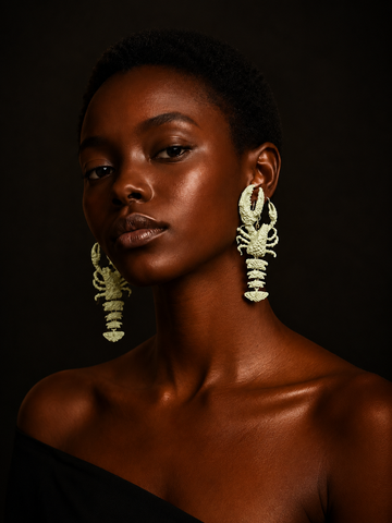 Lobster Earrings - Mint