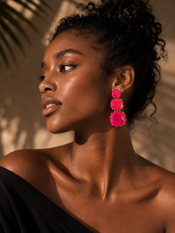 Dragonfruit Spritz Earrings