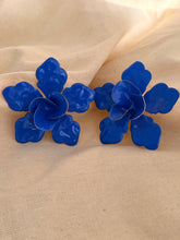 Cobalt Bloom Earrings