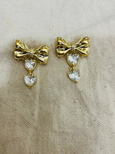 Diamond studded Bow Earrings