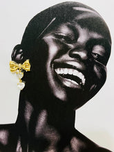 Diamond studded Bow Earrings