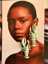 Lobster Earrings - Mint