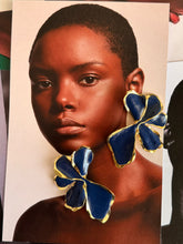 Indigo Petals Earrings
