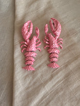 Lobster Earrings - Pink