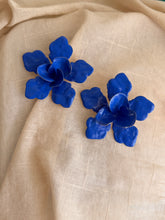 Cobalt Bloom Earrings