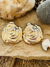 Chunky Rose Studs