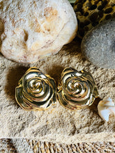 Chunky Rose Studs