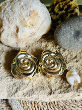 Chunky Rose Studs