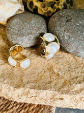 Old Charm Pearl Hoops