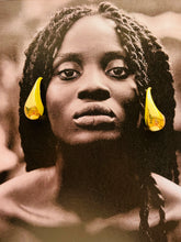 Green Teardrop Studs