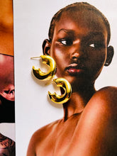 Mini Chunky Gold Hoops