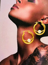 Pearl Orbit Hoops