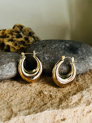 Classic Gold Hoops