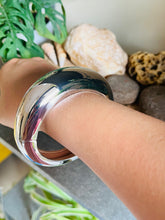 Silver Eclipse Dome Cuff