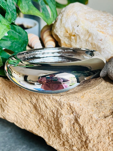 Silver Eclipse Dome Cuff