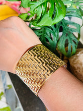 Woven Gold Cuff
