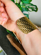 Woven Gold Cuff