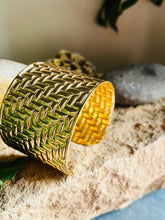Woven Gold Cuff
