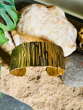Gold Barkline Cuff