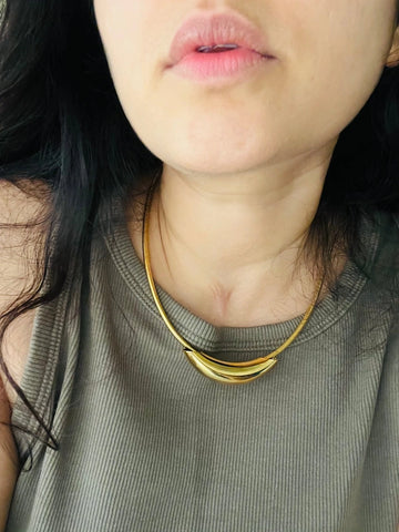 Dome Coiled Necklace